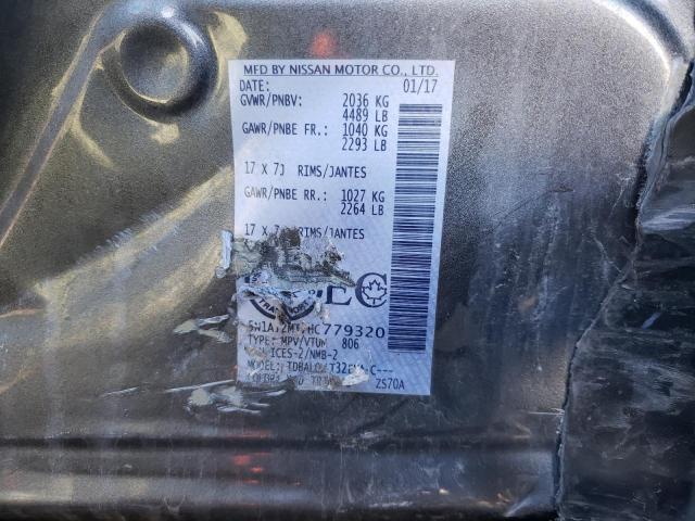 Photo 14 from auction – 2017 NISSAN ROGUE S with VIN 5N1AT2MT7HC779320