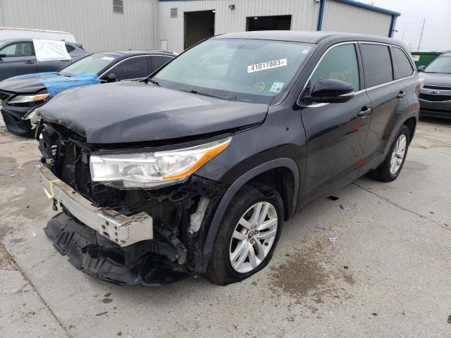 TOYOTA HIGHLANDER 2016 with VIN 5TDZKRFH9GS125475 - Photo from auction