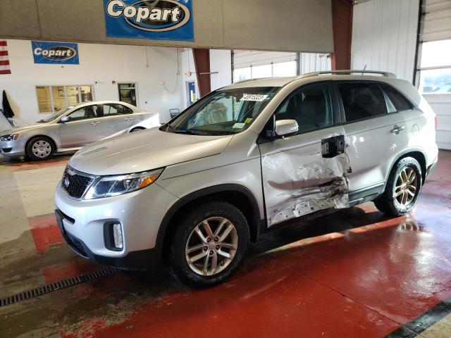 KIA SORENTO LX 2014 with VIN 5XYKTCA61EG456059 - Photo from auction