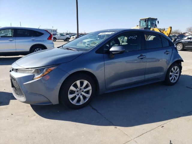 TOYOTA COROLLA LE 2020 with VIN 5YFEPRAE7LP104432 - Photo from auction