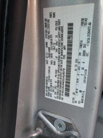 Photo 14 from auction – 2016 FORD ESCAPE TIT with VIN 1FMCU9J94GUA25078