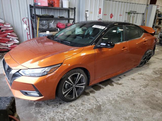 NISSAN SENTRA SR 2020 with VIN 3N1AB8DV4LY263222 - Photo from auction