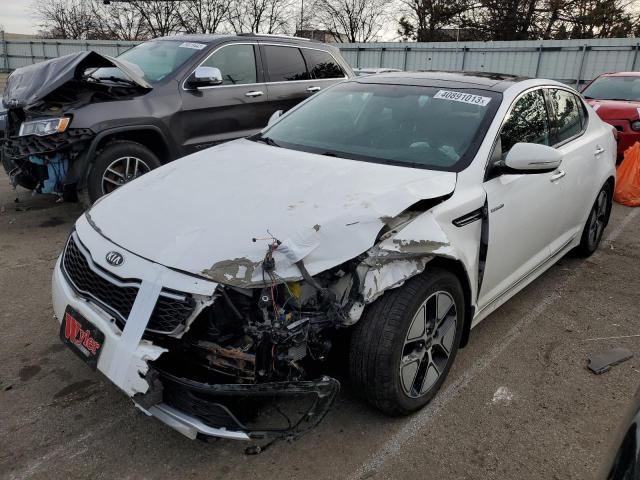 KIA OPTIMA HYB 2013 with VIN KNAGM4AD3D5054524 - Photo from auction