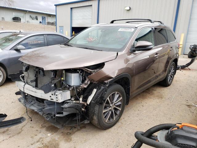 Photo 1 from auction – 2019 TOYOTA HIGHLANDER with VIN 5TDJZRFH8KS998880