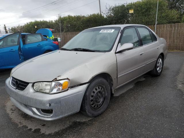 TOYOTA COROLLA CE 2001 with VIN 1NXBR12E91Z428443 - Photo from auction