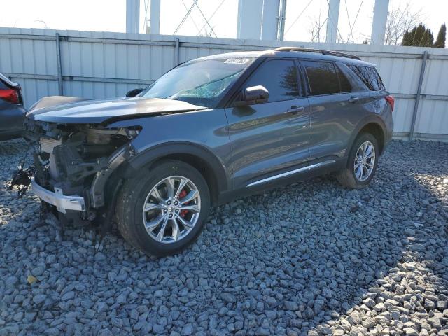 FORD EXPLORER X 2021 with VIN 1FMSK8DH7MGA54504 - Photo from auction