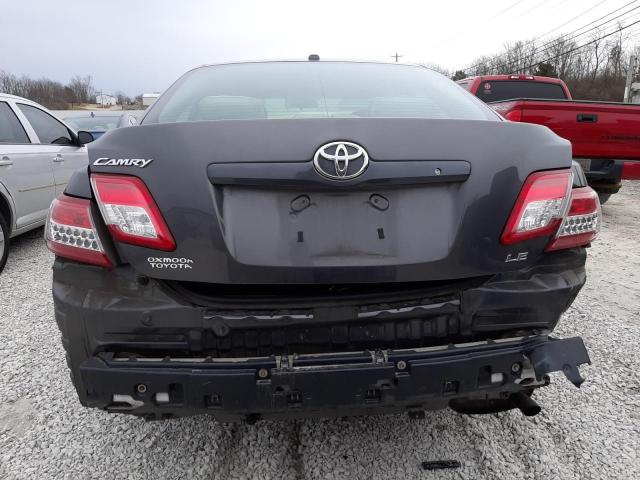 Photo 6 from auction – 2011 TOYOTA CAMRY BASE with VIN 4T4BF3EK0BR103189