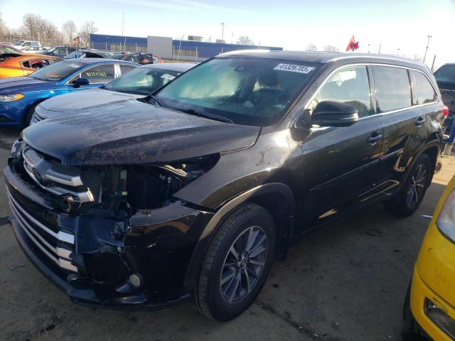TOYOTA HIGHLANDER 2018 with VIN 5TDJZRFH5JS908440 - Photo from auction