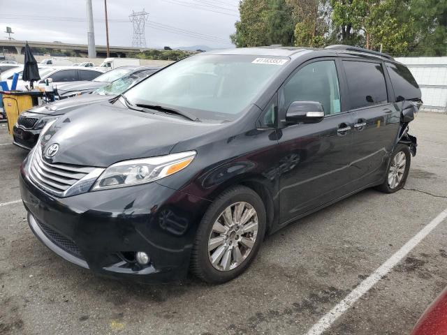 TOYOTA SIENNA XLE 2017 with VIN 5TDYZ3DC9HS835358 - Photo from auction
