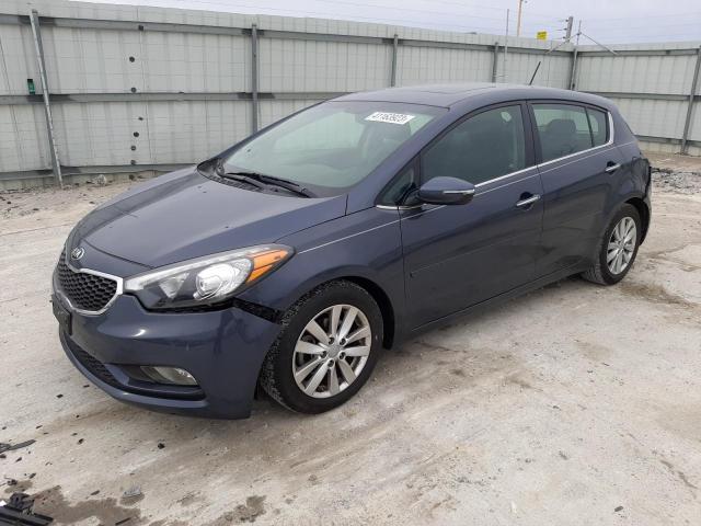 KIA FORTE EX 2014 with VIN KNAFX5A81E5177560 - Photo from auction