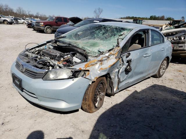 HONDA CIVIC LX 2012 with VIN 19XFB2F54CE037373 - Photo from auction