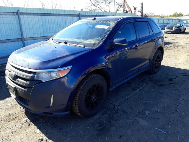 FORD EDGE SPORT 2012 with VIN 2FMDK4AK7CBA85839 - Photo from auction