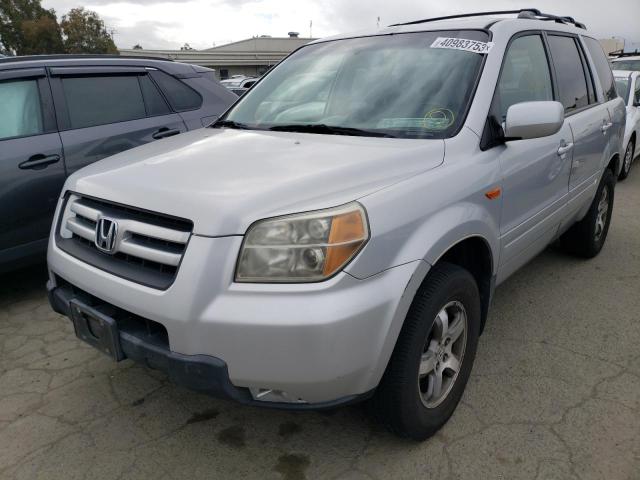 HONDA PILOT EX 2006 with VIN 5FNYF285X6B000496 - Photo from auction
