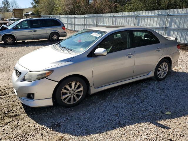 TOYOTA COROLLA BA 2009 with VIN 2T1BU40EX9C050441 - Photo from auction
