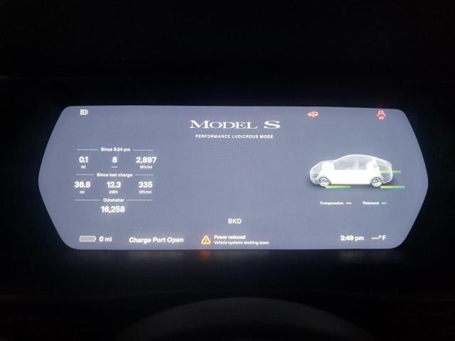Photo 9 from auction – 2020 TESLA MODEL S with VIN 5YJSA1E47LF358905