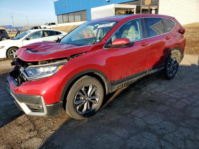 HONDA CR-V EX 2022 with VIN 7FARW2H59NE011013 - Photo from auction