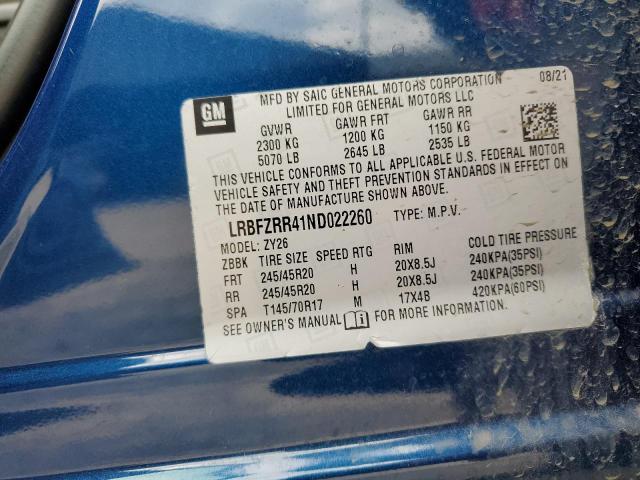 Photo 14 from auction – 2022 BUICK ENVISION A with VIN LRBFZRR41ND022260