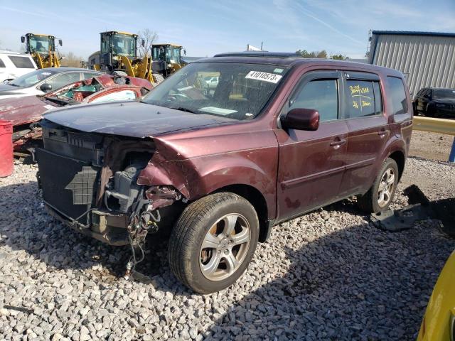 HONDA PILOT EXLN 2015 with VIN 5FNYF3H76FB024897 - Photo from auction