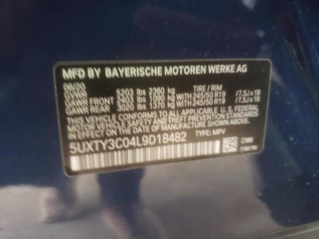 Photo 14 from auction – 2020 BMW X3 SDRIVE3 with VIN 5UXTY3C04L9D18482