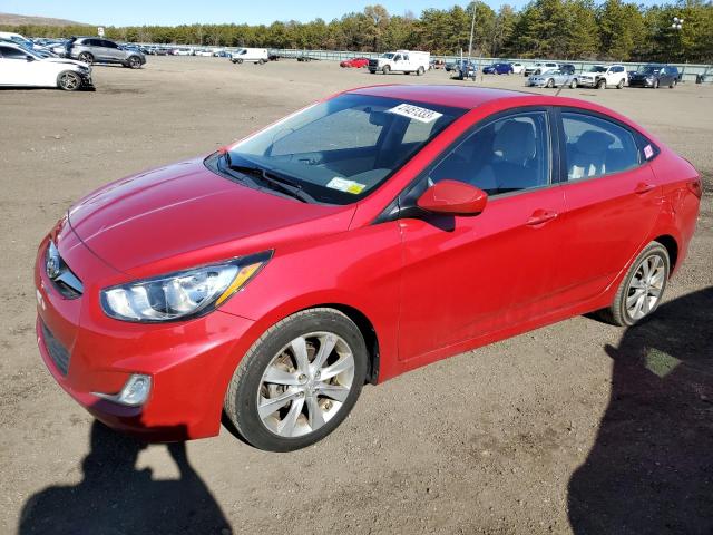 HYUNDAI ACCENT GLS 2012 with VIN KMHCU4AE3CU240106 - Photo from auction