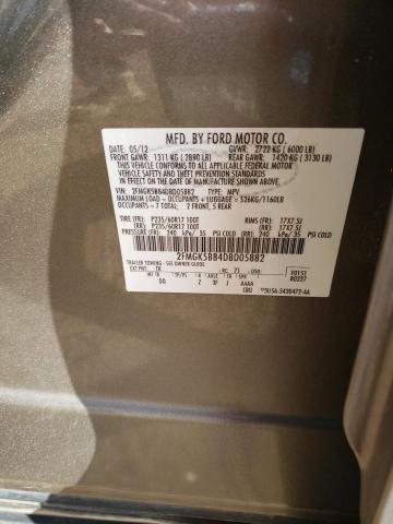 Photo 14 from auction – 2013 FORD FLEX SE with VIN 2FMGK5B84DBD05882
