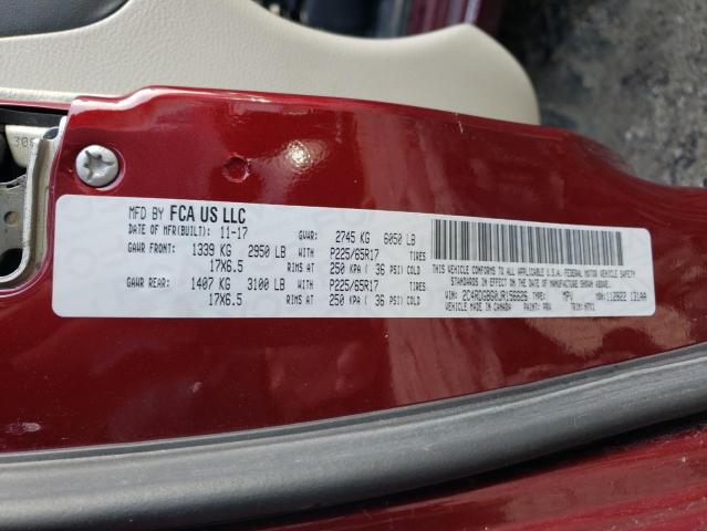 Photo 14 from auction – 2018 DODGE GRAND CARA with VIN 2C4RDGBG0JR156626