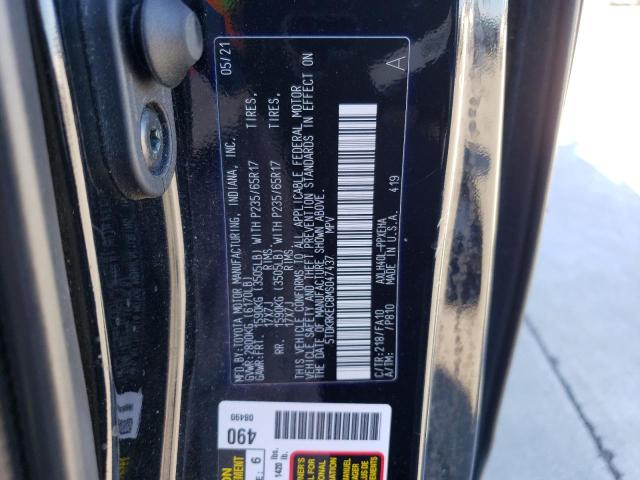 Photo 14 from auction – 2021 TOYOTA SIENNA LE with VIN 5TDKRKEC8MS047437
