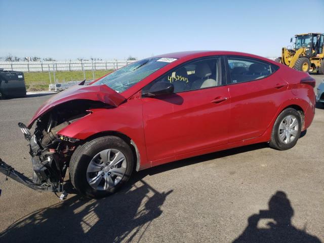 HYUNDAI ELANTRA SE 2016 with VIN KMHDH4AE2GU527872 - Photo from auction