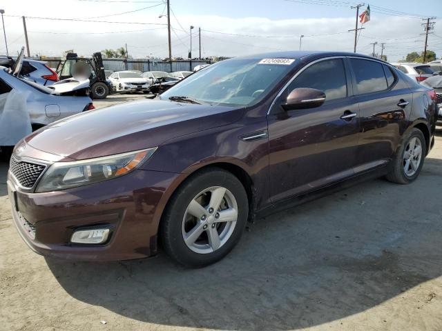 KIA OPTIMA LX 2014 with VIN 5XXGM4A79EG336824 - Photo from auction