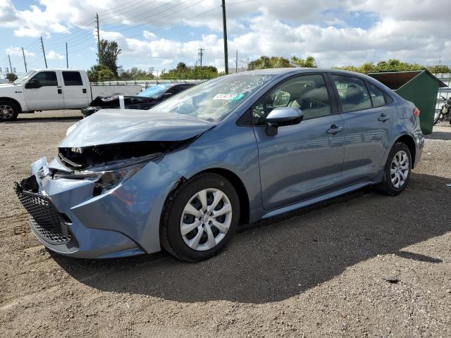 TOYOTA COROLLA LE 2022 with VIN JTDEPMAE1N3009282 - Photo from auction