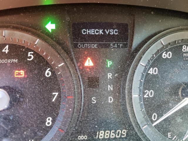 Photo 9 from auction – 2008 LEXUS ES 350 with VIN JTHBJ46G382177111