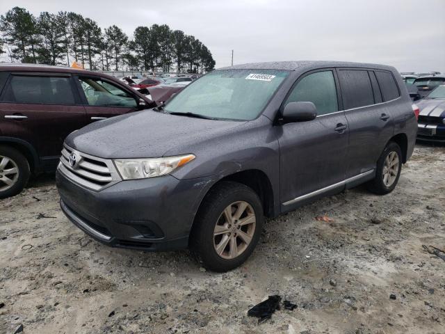 TOYOTA HIGHLANDER 2013 مع رقم تعريف المركبة 5TDZA3EH7DS043323 - صورة من المزاد