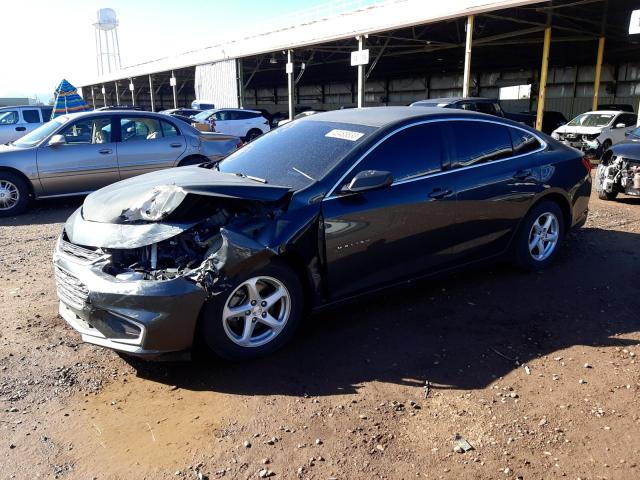 CHEVROLET MALIBU LS 2017 with VIN 1G1ZB5ST4HF135862 - Photo from auction