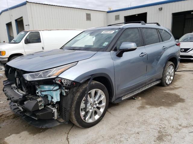 TOYOTA HIGHLANDER 2021 with VIN 5TDYZRAH8MS083701 - Photo from auction