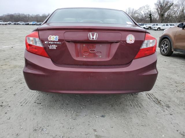Photo 6 from auction – 2012 HONDA CIVIC LX with VIN 19XFB2F54CE038619