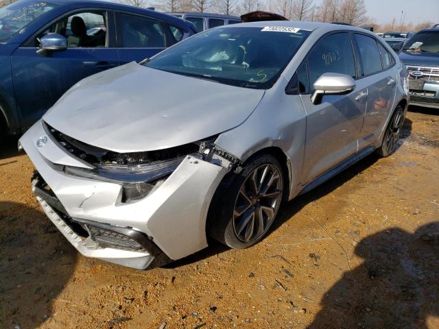 TOYOTA COROLLA SE 2021 with VIN 5YFS4MCE9MP071625 - Photo from auction