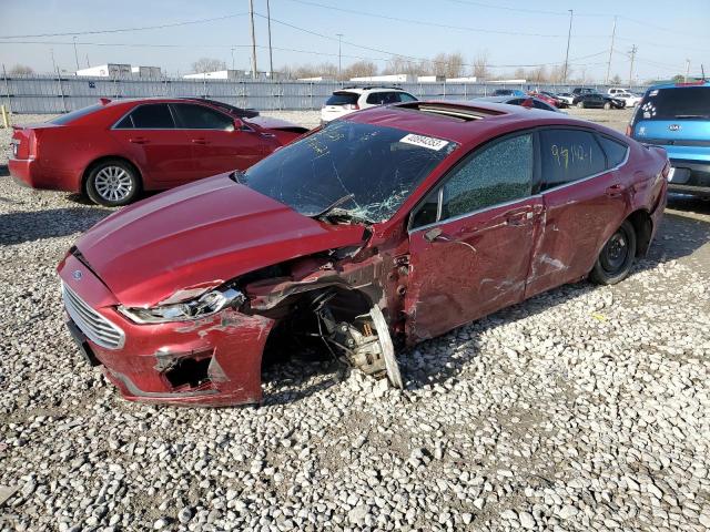 FORD FUSION SE 2019 with VIN 3FA6P0HD7KR195164 - Photo from auction