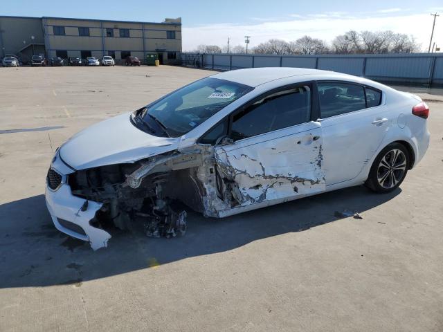 KIA FORTE EX 2014 with VIN KNAFX4A84E5099298 - Photo from auction