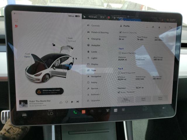 Photo 9 from auction – 2019 TESLA MODEL 3 with VIN 5YJ3E1EA8KF332925