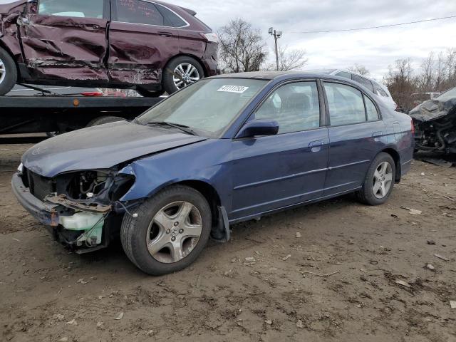 HONDA CIVIC EX 2005 with VIN 1HGES26765L010409 - Photo from auction
