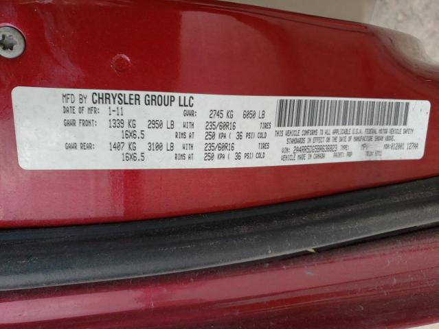 Photo 14 from auction – 2011 CHRYSLER TOWN & COU with VIN 2A4RR5DG5BR636823