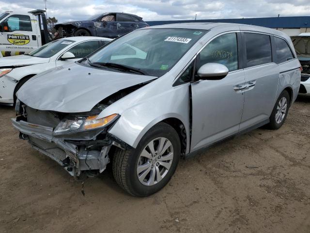 HONDA ODYSSEY EX 2015 with VIN 5FNRL5H65FB059091 - Photo from auction