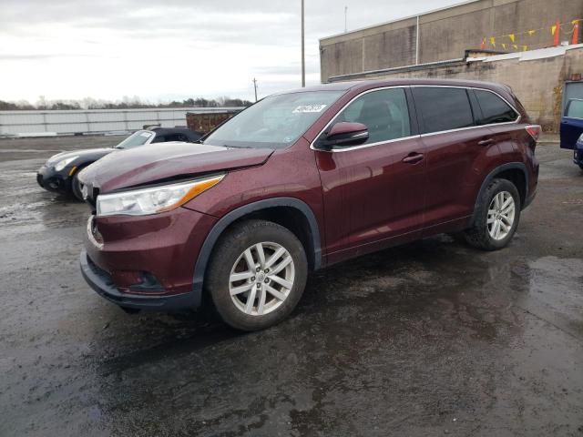 TOYOTA HIGHLANDER 2015 with VIN 5TDZKRFH1FS051936 - Photo from auction