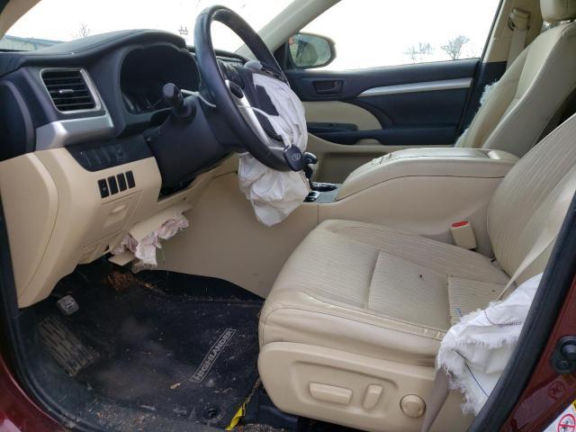 Photo 7 from auction – 2015 TOYOTA HIGHLANDER with VIN 5TDBKRFH1FS145199