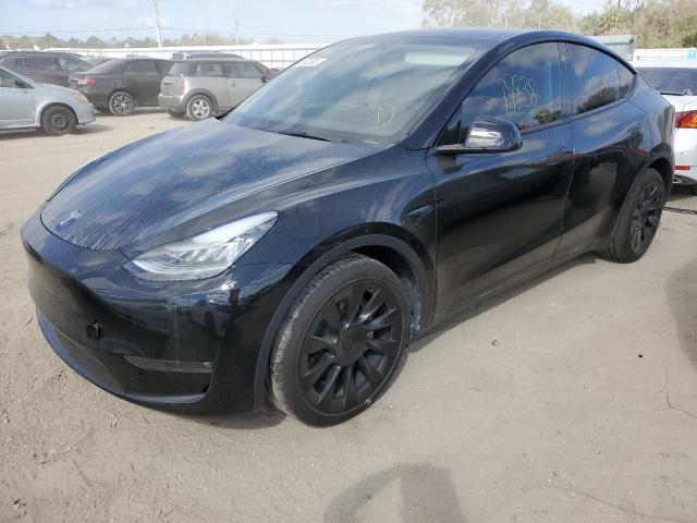 TESLA MODEL Y 2021 with VIN 5YJYGDEE0MF139725 - Photo from auction