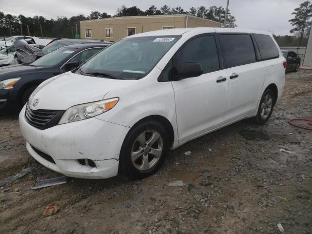 TOYOTA SIENNA 2017 with VIN 5TDZZ3DC3HS767711 - Photo from auction