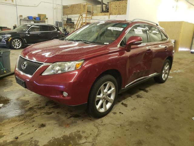 LEXUS RX 350 2010 with VIN 2T2ZK1BA7AC027843 - Photo from auction