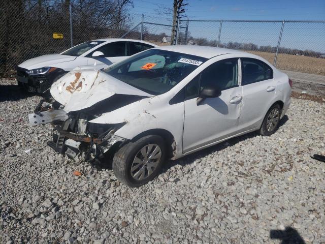 HONDA CIVIC LX 2012 with VIN 2HGFB2F55CH594170 - Photo from auction