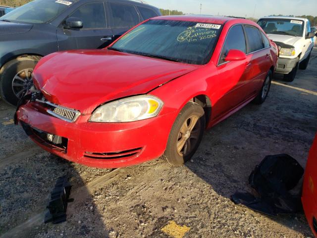 CHEVROLET IMPALA LS 2012 with VIN 2G1WF5E34C1215083 - Photo from auction