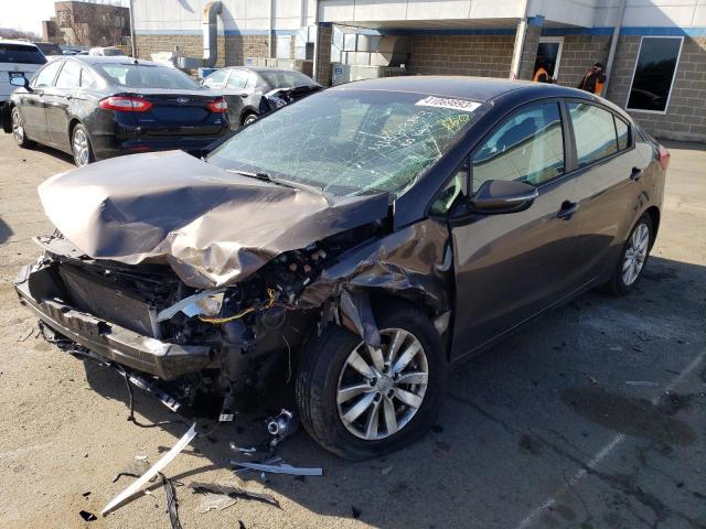 KIA FORTE LX 2015 with VIN KNAFX4A66F5255616 - Photo from auction